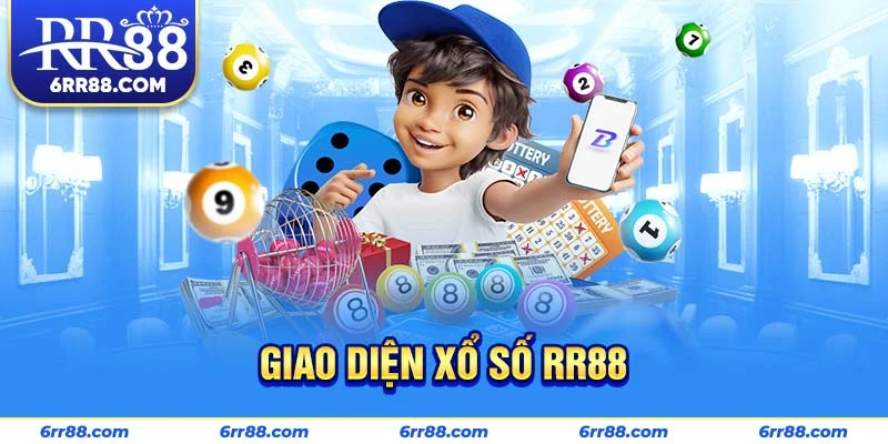 Giao diện Xổ Số RR88
