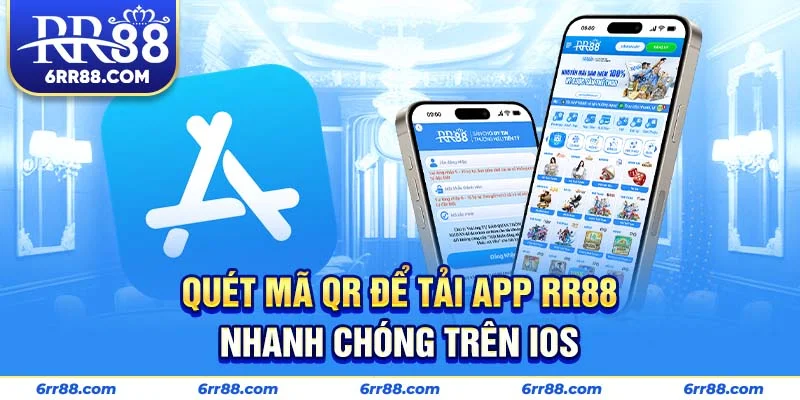 Quét mã QR để tải App RR88 nhanh chóng trên iOS