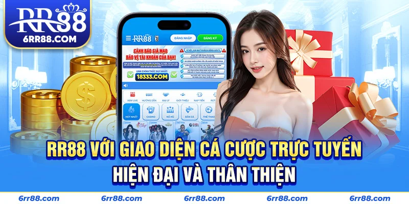 RR88 với giao diện cá cược trực tuyến hiện đại và thân thiện